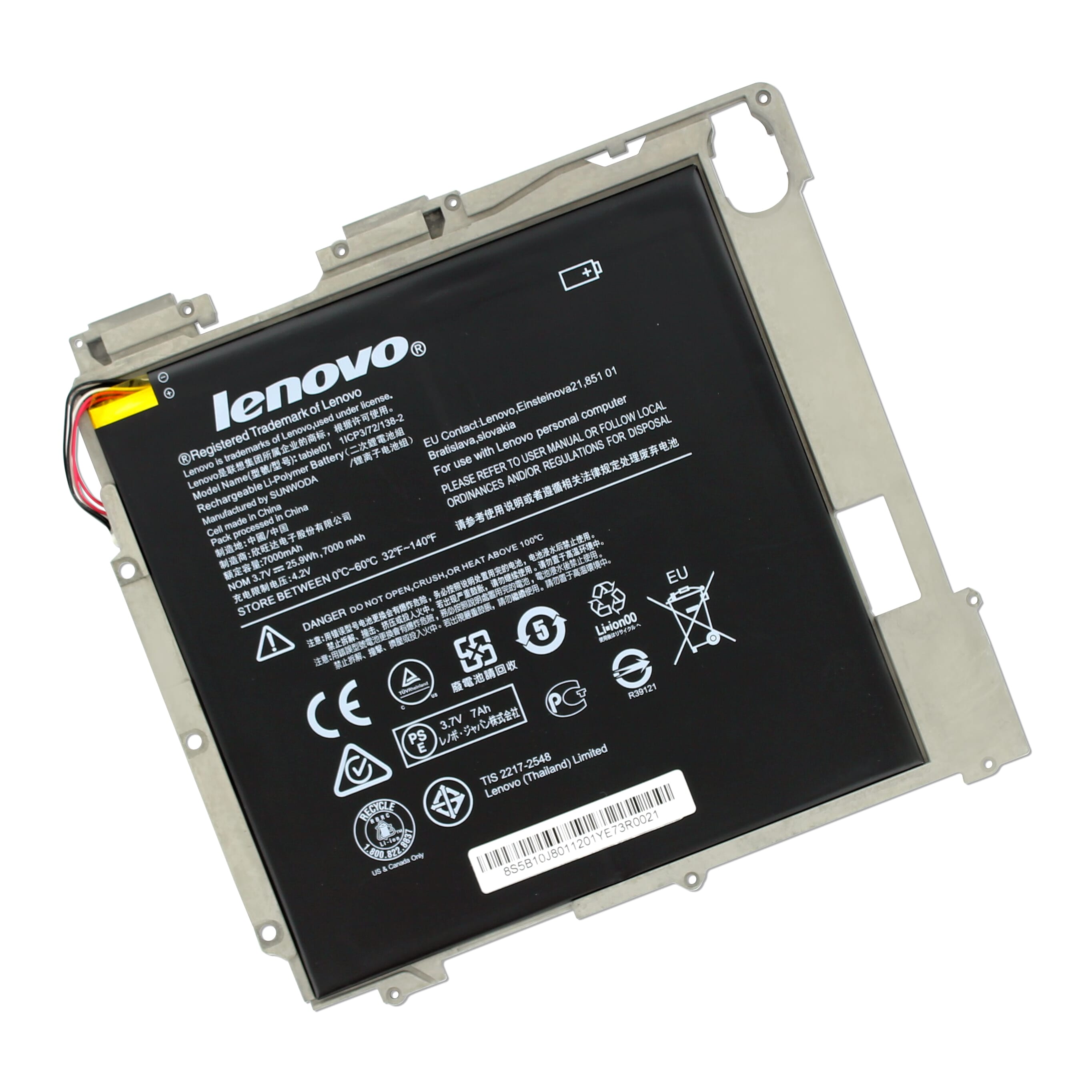 Lenovo Laptop Accu incl. Bracket 7000mAh