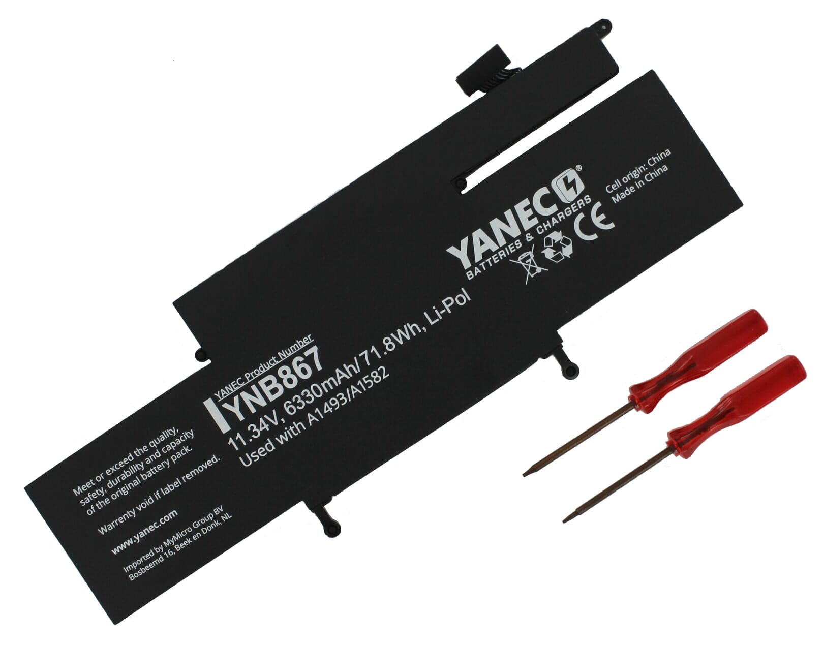 Yanec Macbook Accu 7000mAh