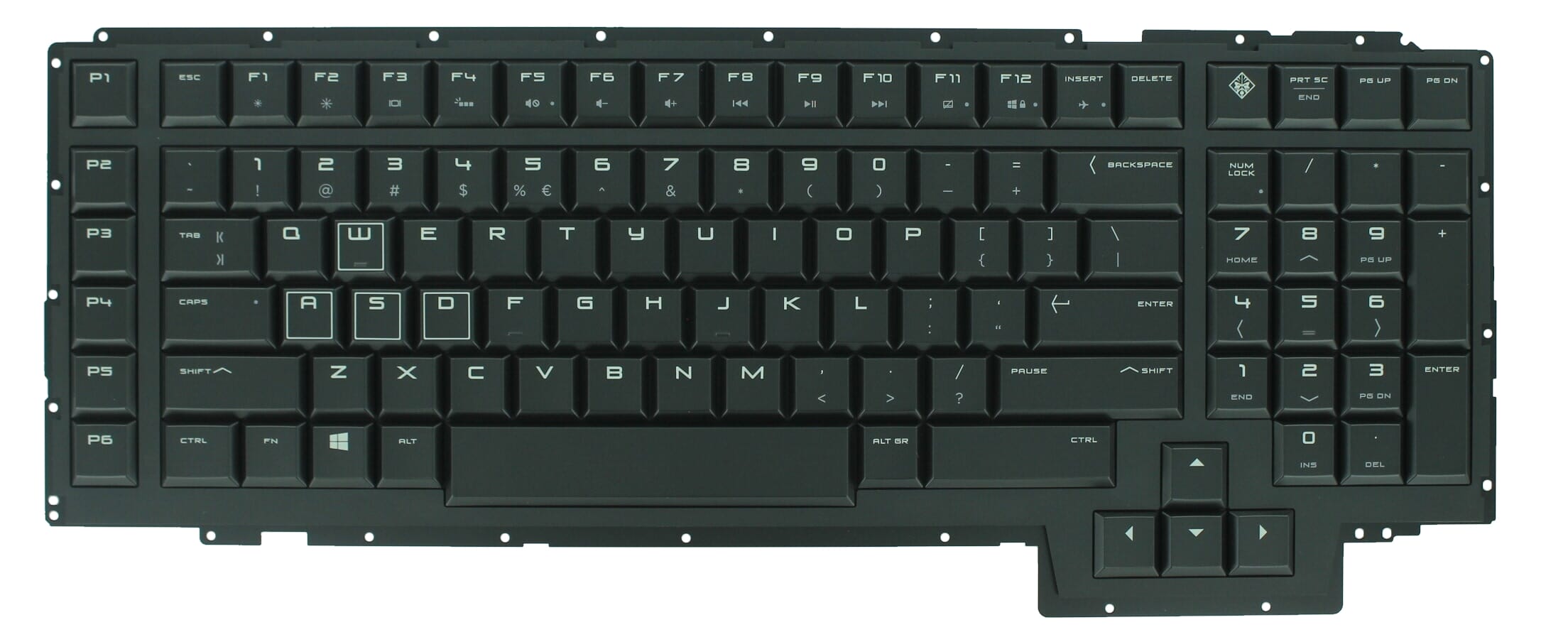 HP Laptop Toetsenbord Qwerty US + Backlit