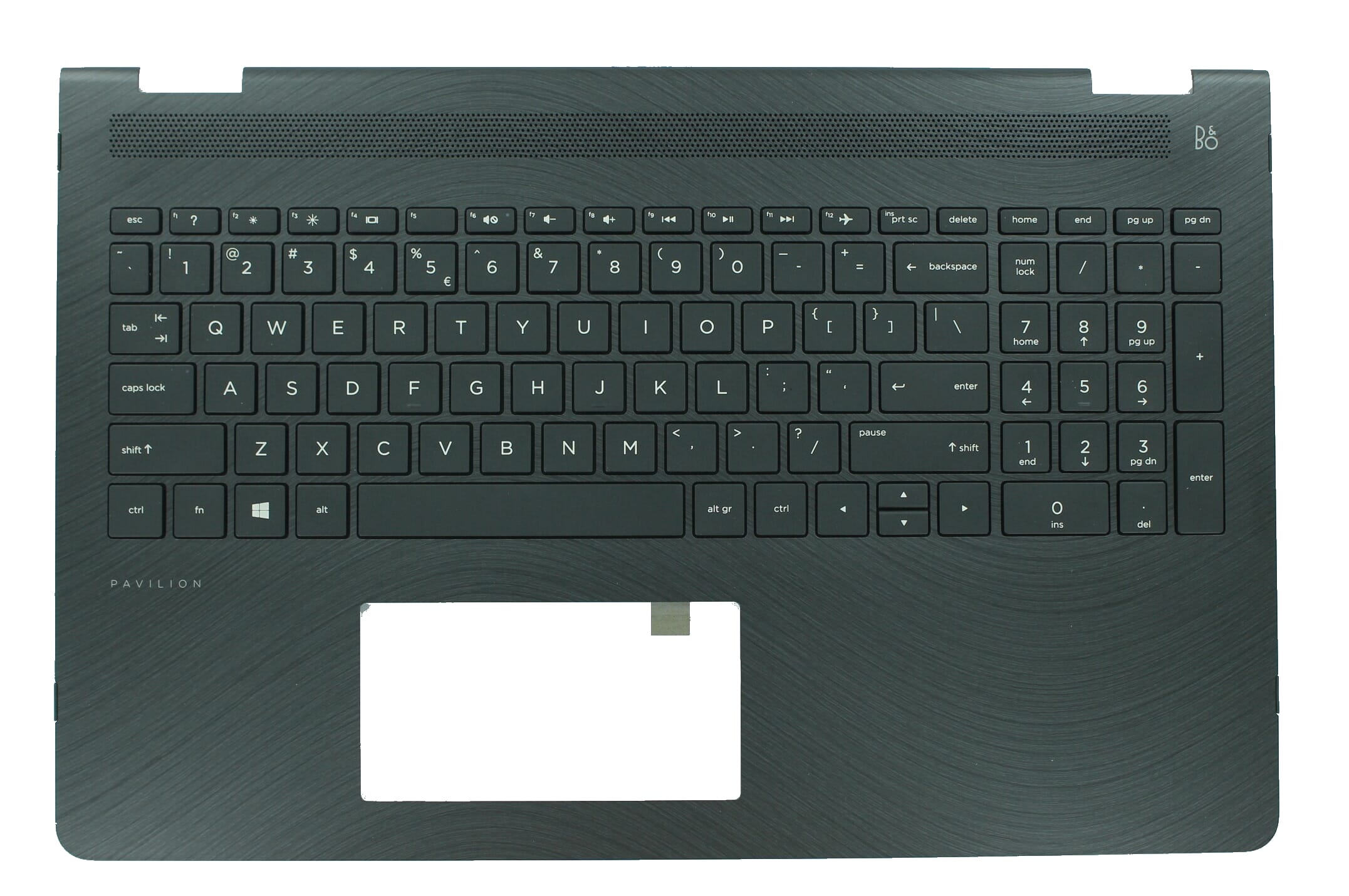 HP Laptop Toetsenbord Qwerty US + Top Cover