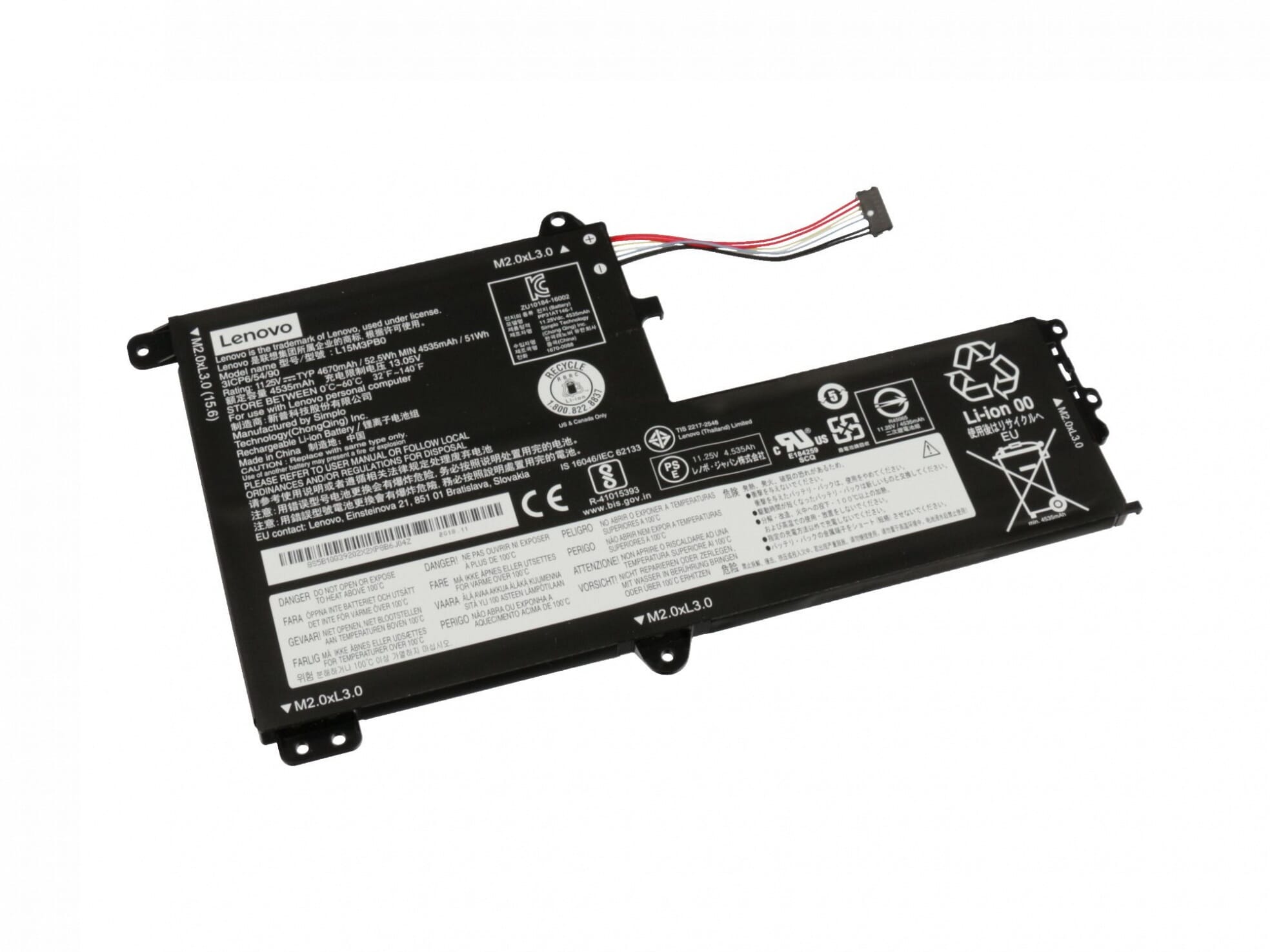 Lenovo Laptop Accu 4610 mAh