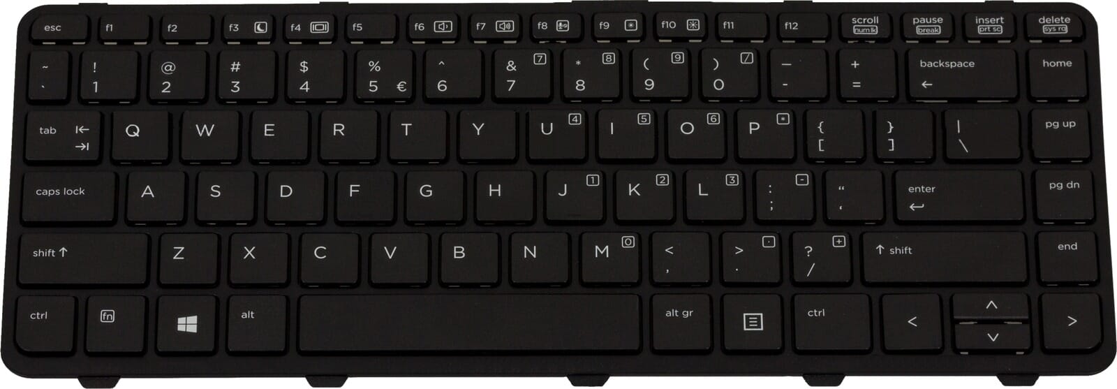 HP Laptop Toetsenbord Qwerty US