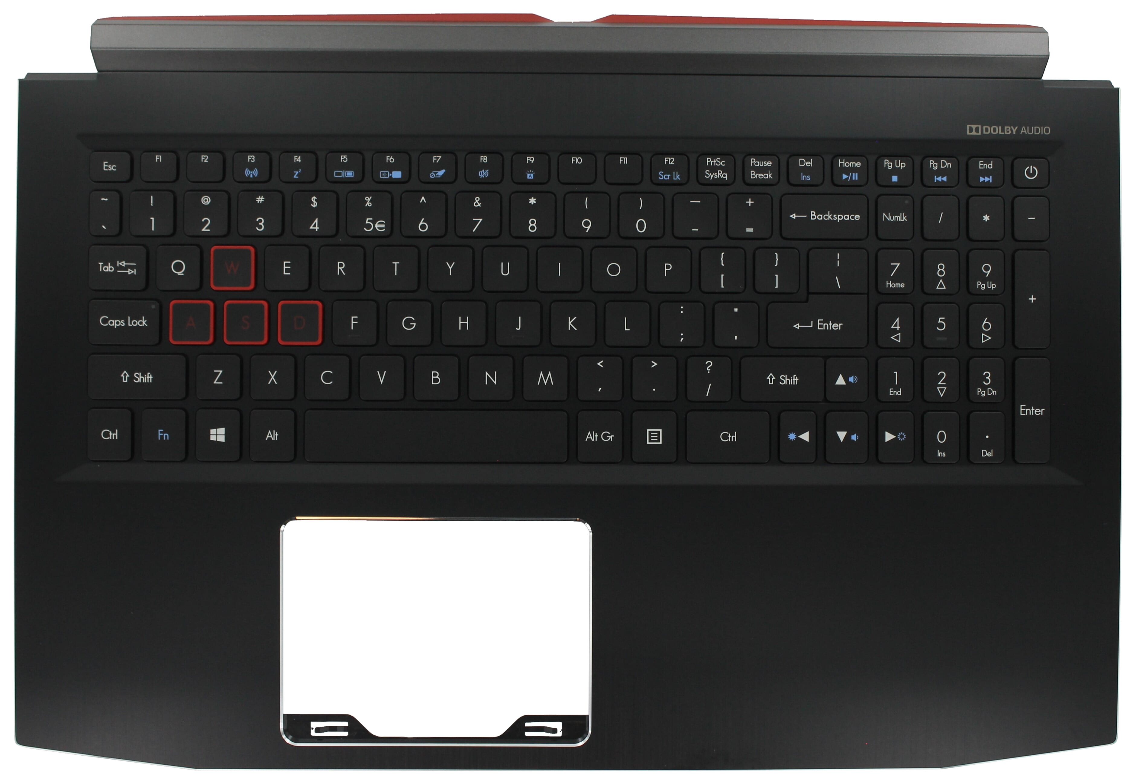 Acer Laptop Toetsenbord Qwerty US + Top Cover, Backlit