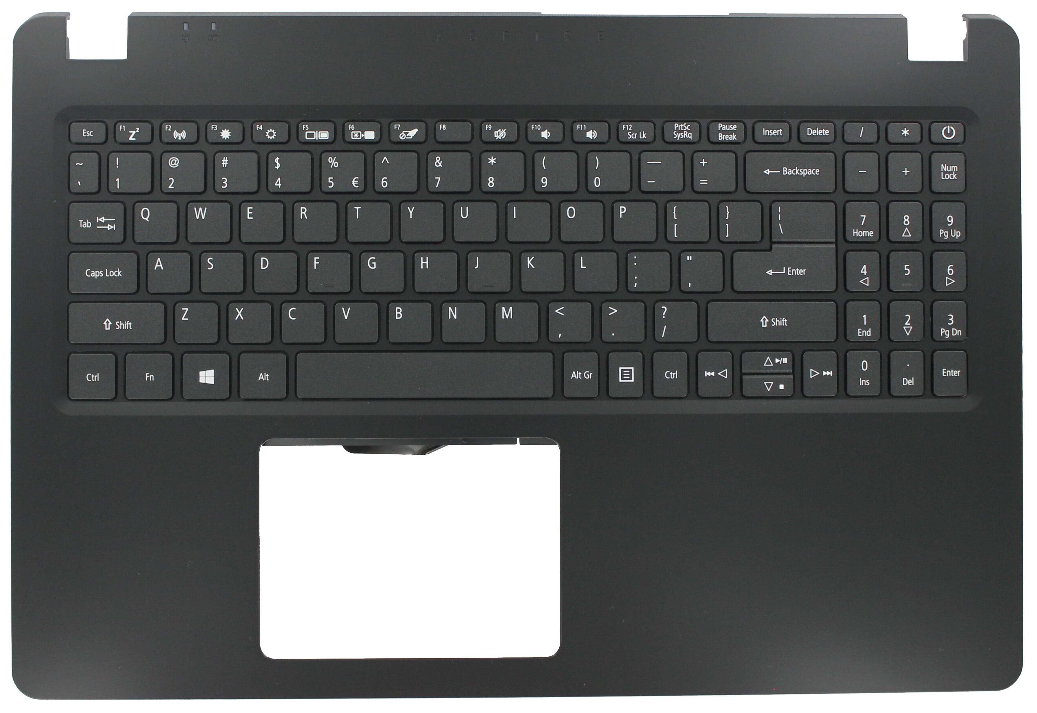 Acer Laptop Toetsenbord Qwerty US + Top Cover - Zwart