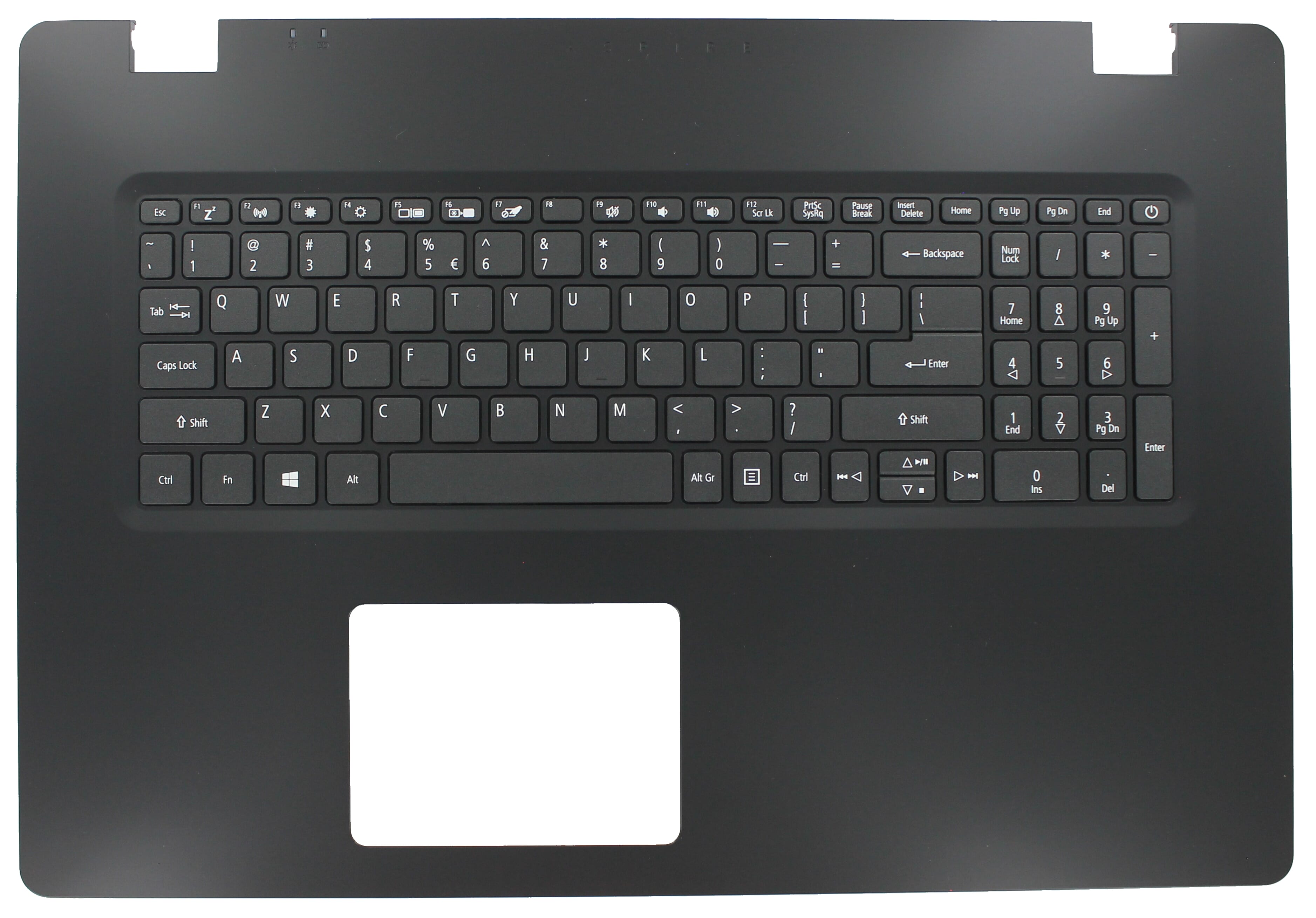 Acer Laptop Toetsenbord Qwerty US + Top Cover - Zwart