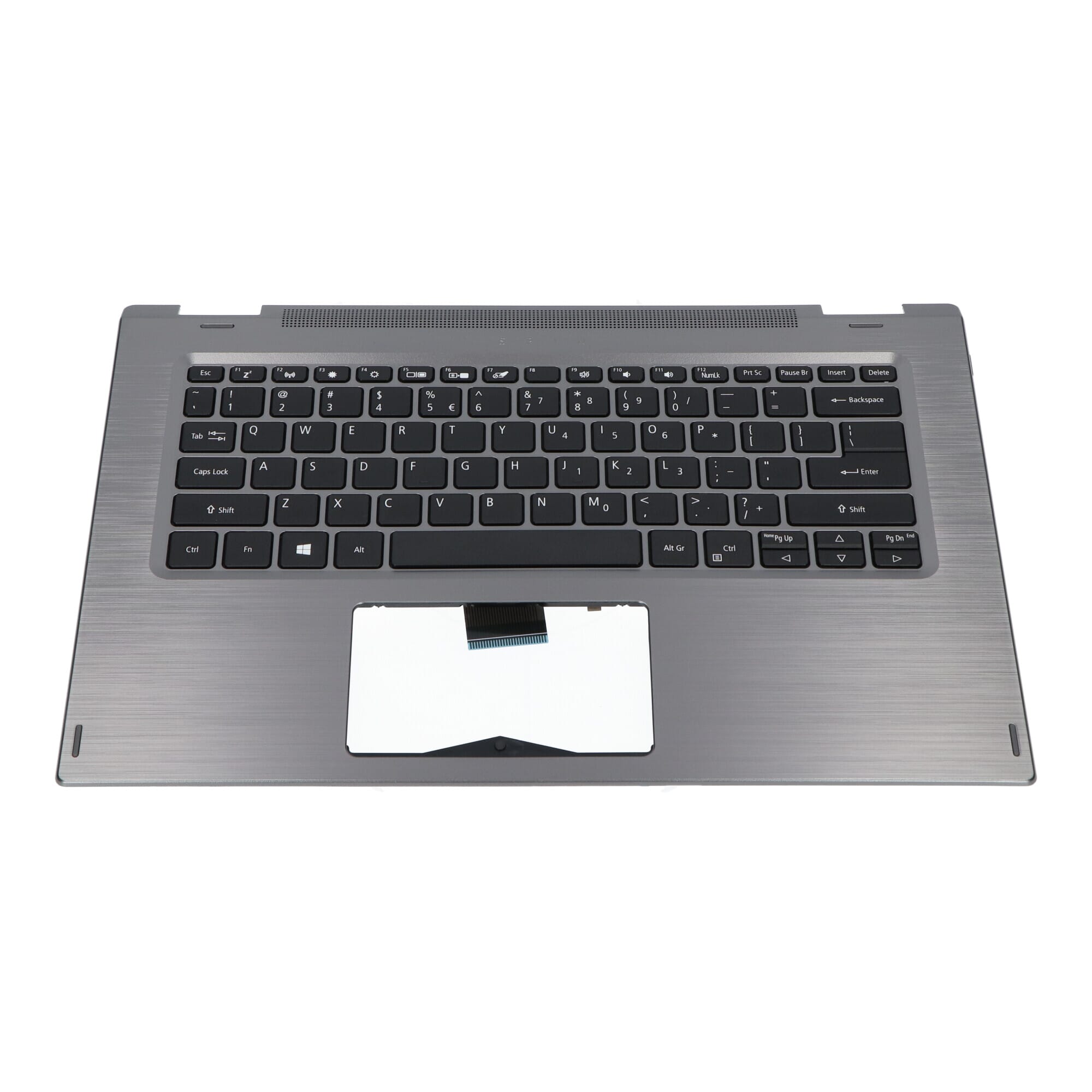 Acer Laptop Toetsenbord Qwerty US + Top Cover - Grijs