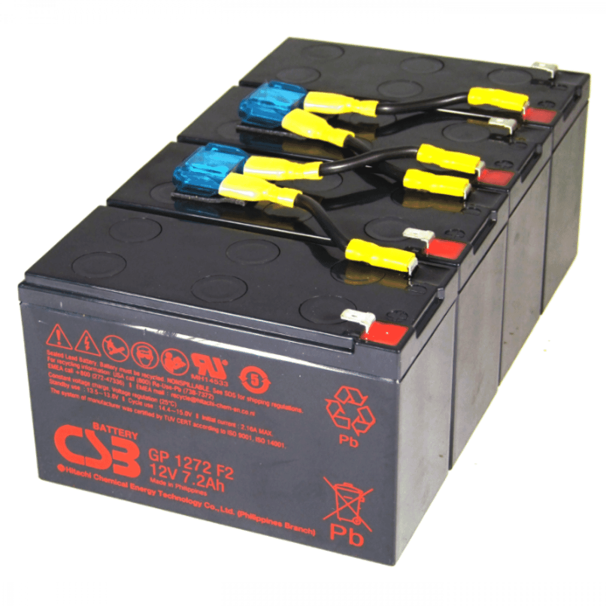 CSB UPS Batterij Vervangingsset RBC8 (incl. Kabels)