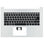 Acer Laptop Toetsenbord Qwerty US + Top Cover - Zilver