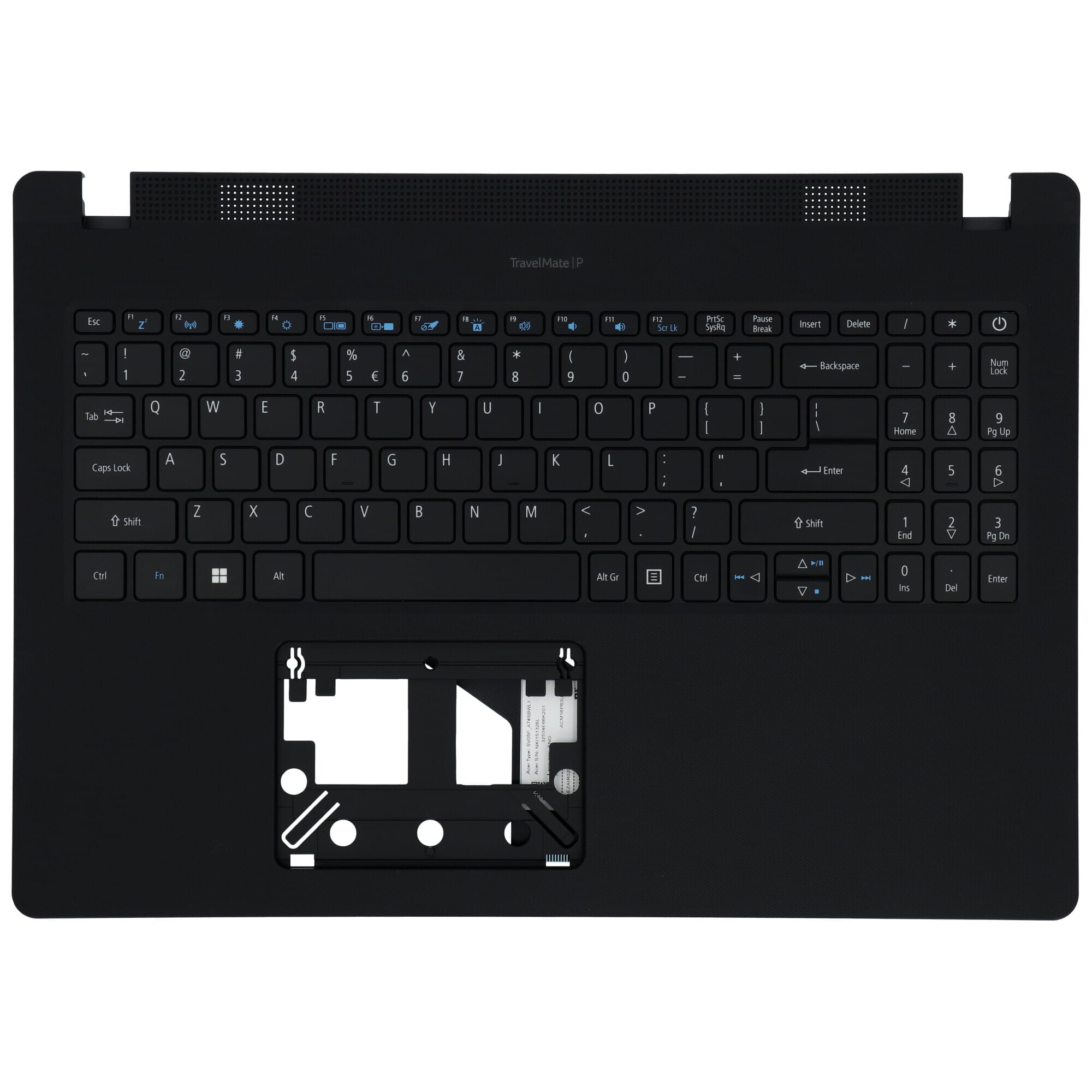 Acer Laptop Toetsenbord Qwerty US + Top Cover - Zwart