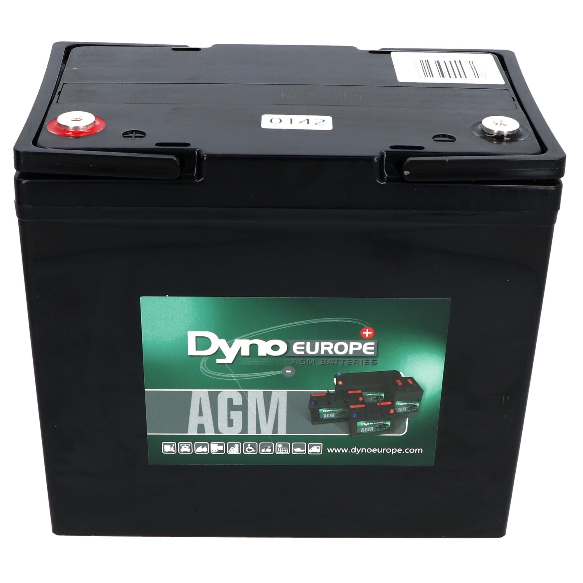 Dyno AGM Accu 12V 59.2Ah (cyclisch gebruik)